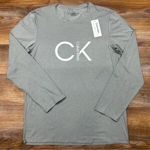 $59 CALVIN KLEIN Long Sleeve T-Shirt Men’s Medium NWT